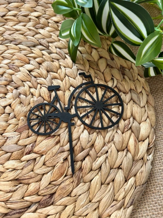 Topper na tort rower