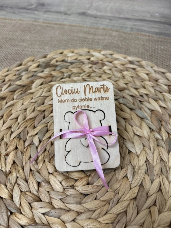 Prośba zapytanie dla Matki Chrzestnej - Miś - Mam do ciebie ważne pytanie