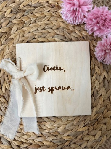 Prośba zapytanie dla Matki Chrzestnej - ciociu jest sprawa