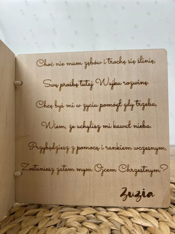 Prośba zapytanie dla Ojca Chrzestnego - wujku jest sprawa