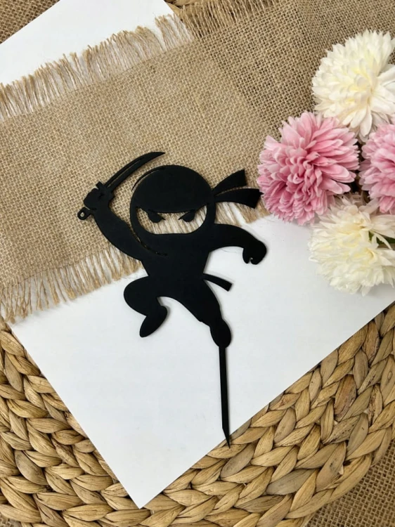 TOPPER NA TORT NINJA URODZINY IMIENINY