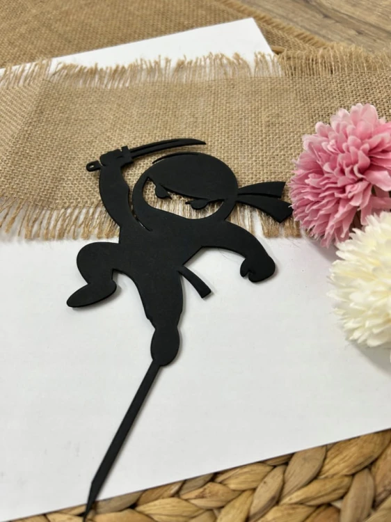 TOPPER NA TORT NINJA URODZINY IMIENINY