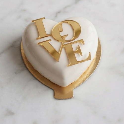 Zestaw dekorów napis "LOVE" - wersja prosta
