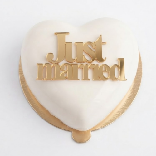 Zestaw dekorów "Just married"