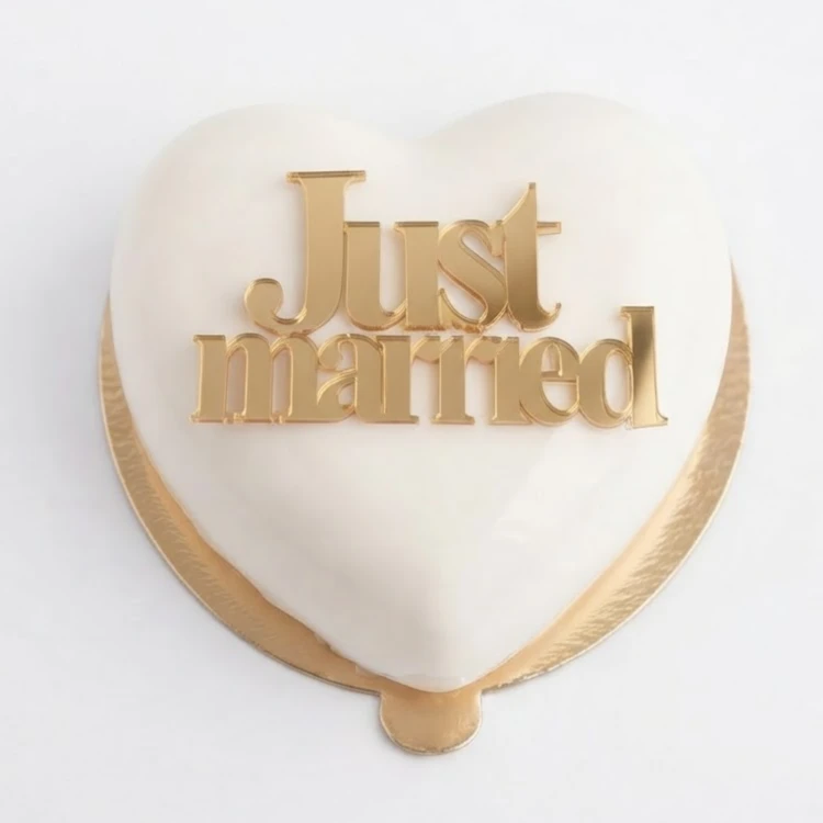 Zestaw dekorów "Just married"